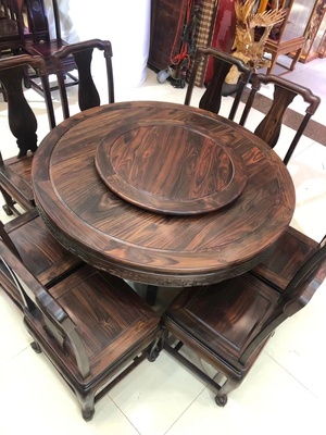 印尼黑酸枝（阔叶黄檀）圆台