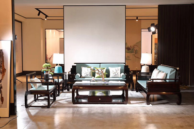 阔叶黄檀新中式沙发