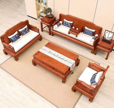 缅甸花梨（大果紫檀）祥和沙发