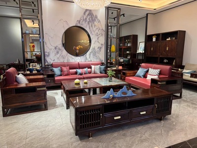 印尼黑酸枝（阔叶黄檀）新中式沙发
