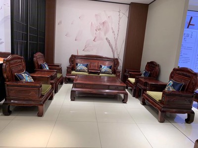 印尼黑酸枝（阔叶黄檀）元宝沙发