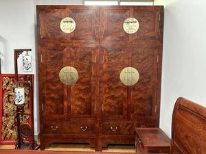 缅甸花梨（大果紫檀）顶箱柜