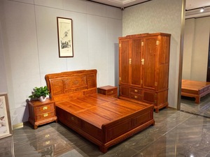 缅甸花梨（大果紫檀）大床