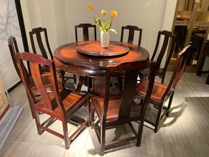 印尼黑酸枝（阔叶黄檀）圆台