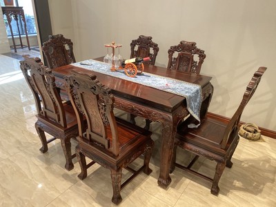 老挝红酸枝（巴里黄檀）长方桌