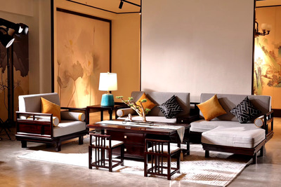 阔叶黄檀新中式沙发